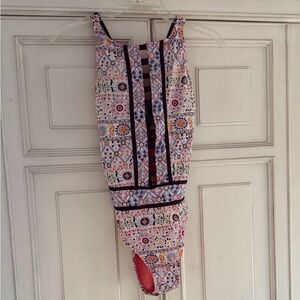 Bleu Rod Beattie Multicolor Ikat One Piece Swimsuit